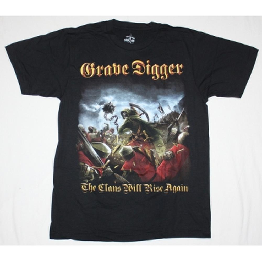 Grave Digger Clans Rise Again 10 Metal Fan Graphic Unisex T-Shirt